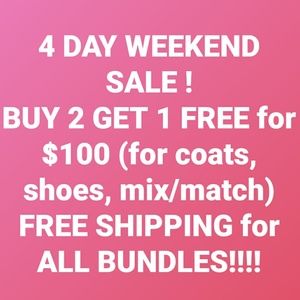 DON'T MISS OUT EVERY WEEKEND!